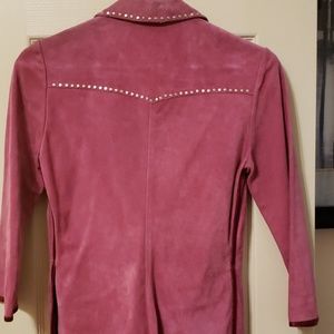 Miu Miu Jackets & Coats - Suede 3/4 sleeve blazer Miu Miu Jackets & Coats - Suede 3/4 sleeve blazer